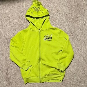 Dr. Seuss The Grinch Kids Hoodie - Bright Green